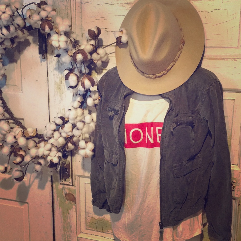 Mossimo size XS green military style jacket